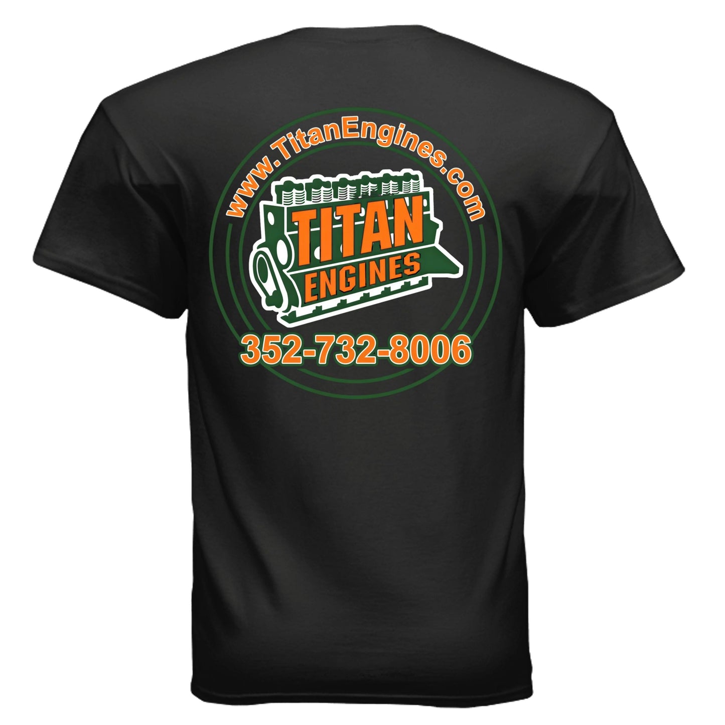 Titan Engines Shirt - Back