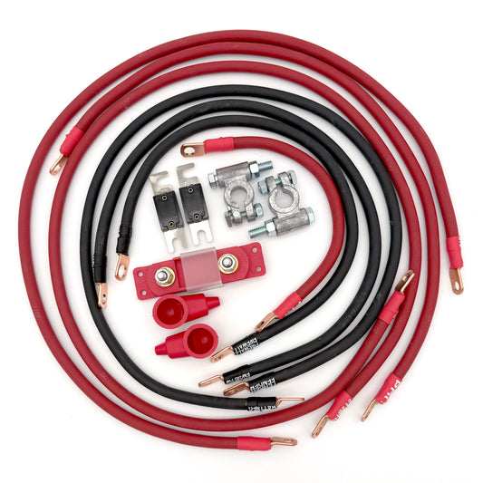Jeep Grand Cherokee WJ Big 7 Battery Cable Kit (1999-2005)
