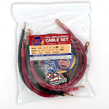 Jeep Grand Cherokee ZJ Big 7 Battery Cable Kit (1993-1998)